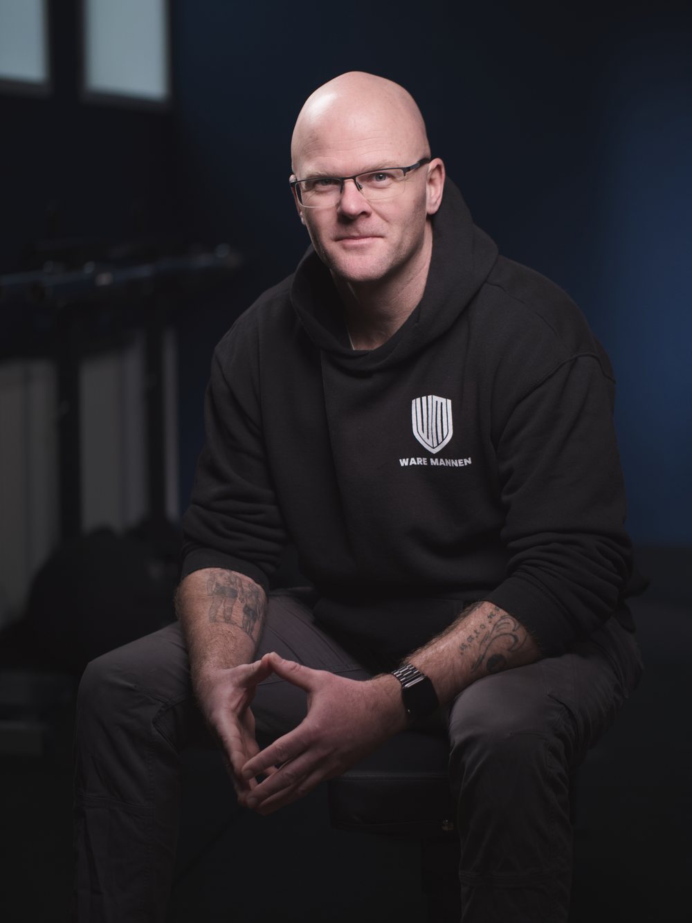 Sander Wielemaker, zittend met zijn handen samen